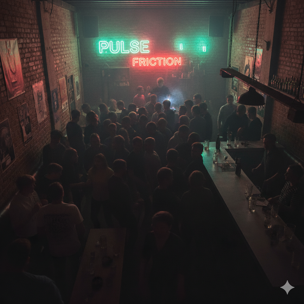 Pulse Friction neon signs